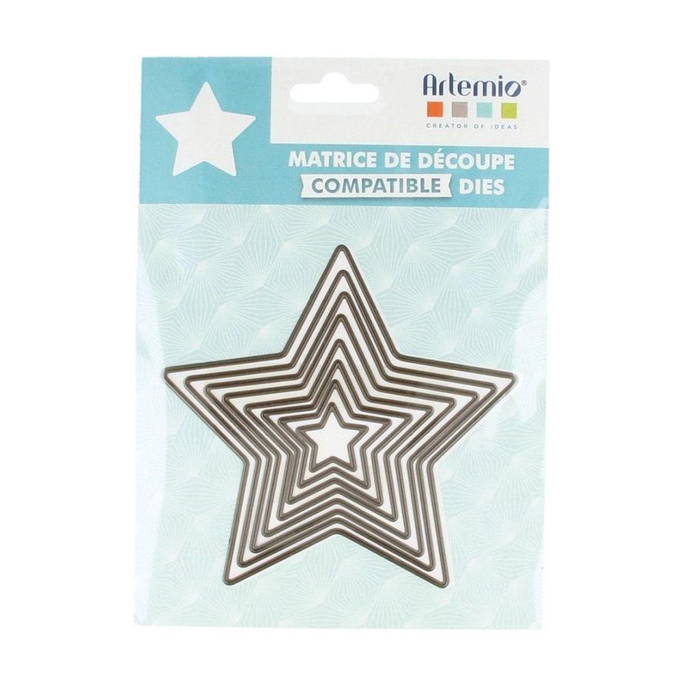 Fustella Di Taglio 8 Stelle Grandi A 5 Punte - Foto 2