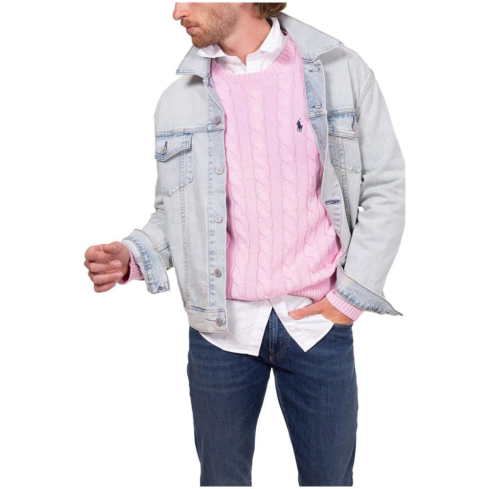 Maglia Uomo A Trecce In Cotone - Foto 1