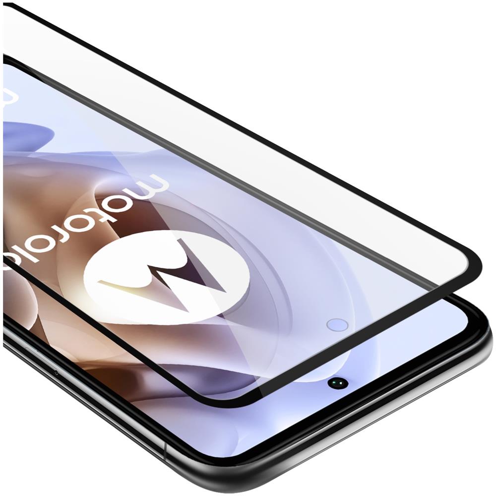 Pellicola Armatura A Schermo Intero Compatibile Con Motorola Moto G31 / G41 In Trasparente Con Nero - Vetro Temperato (tempered) Di Protezione Del Display In Durezza 9h Con 3d Touch - Foto 1