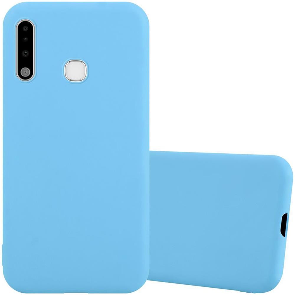 Custodia Compatibile Con Samsung Galaxy A70e In Candy Blu - Coperchio Protettivo In Silicone Tpu Flessibile - Foto 1