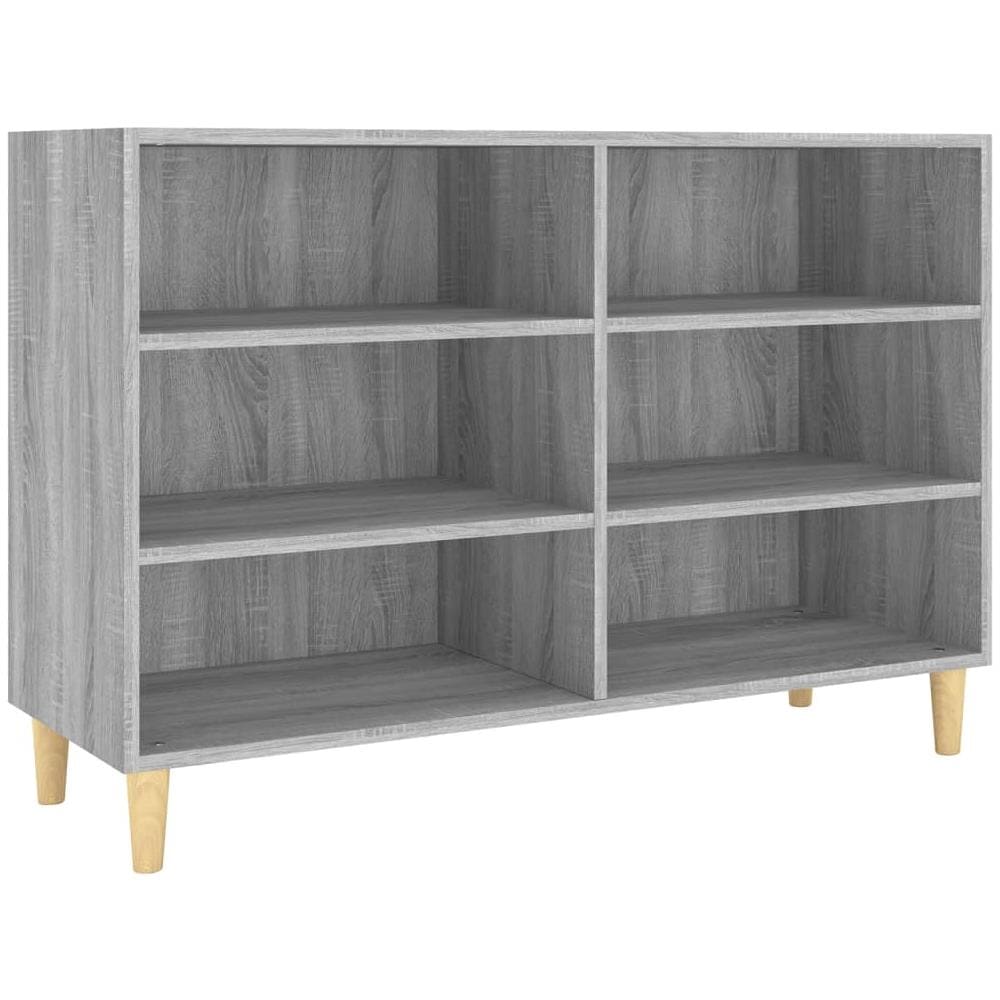 Credenza Grigio Sonoma 103,5x35x70 cm in Truciolato - Foto 2