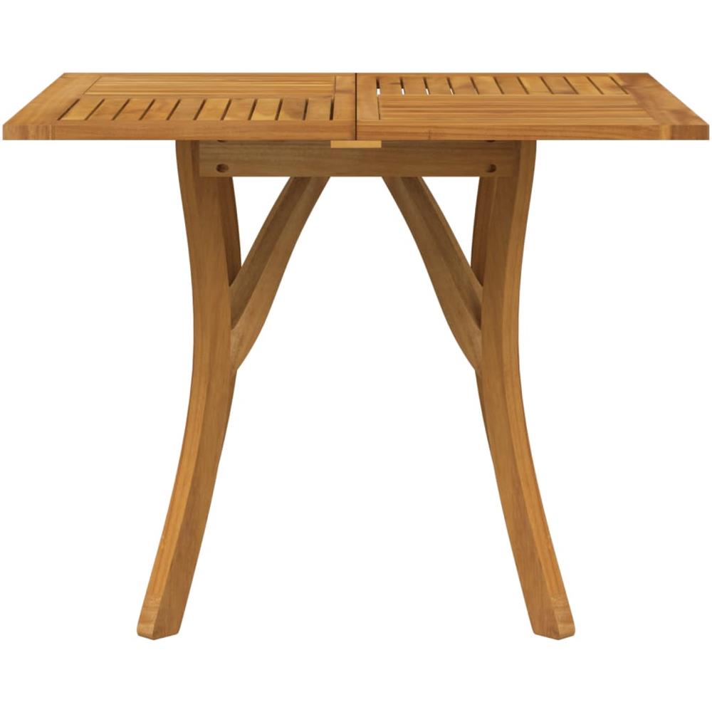 Tavolo Da Giardino 85x85x75 Cm Legno Massello Di Acacia - Foto 3