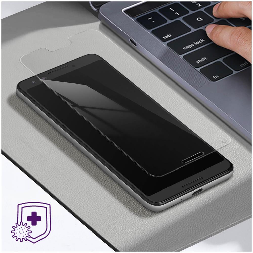 Proteggischermo In Vetro Per Google Pixel 3 2.5d Original, Trasparente - Foto 2