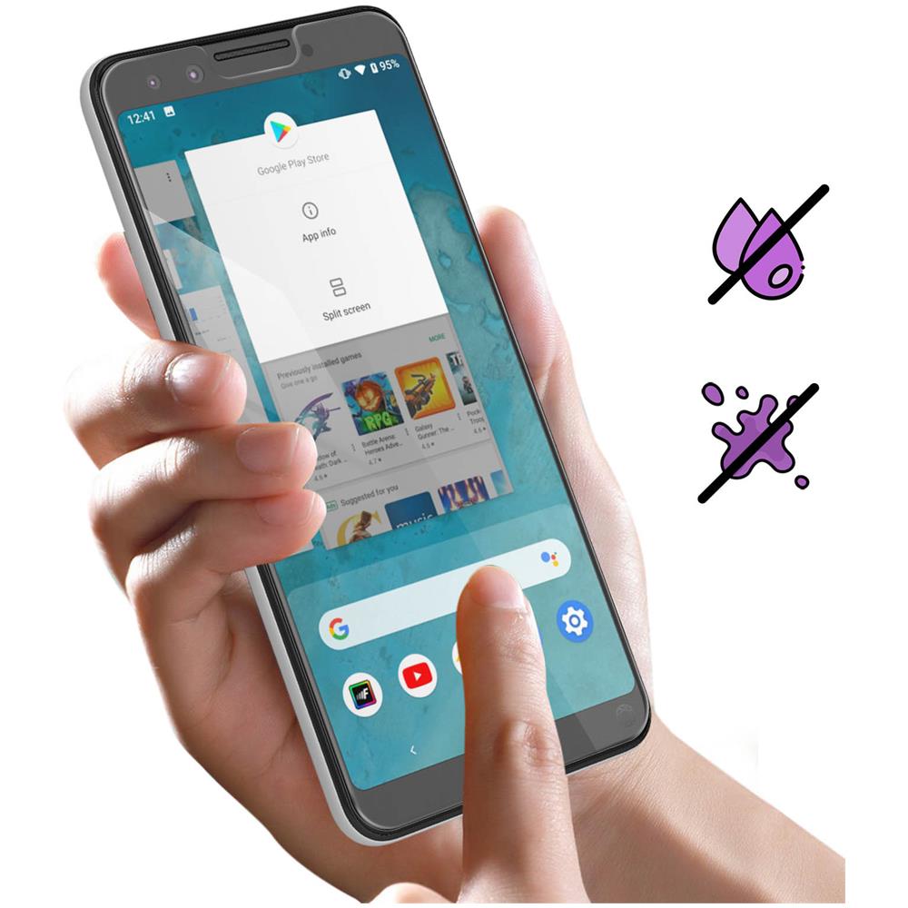 Proteggischermo In Vetro Per Google Pixel 3 2.5d Original, Trasparente - Foto 5