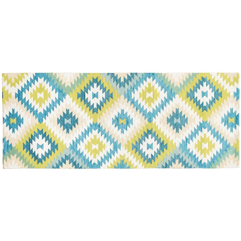 Tappeto Passatoia Cucina Corsia Retro Antiscivolo Disegno Avana Colore Oasi By Suardi 55x240 Oasi - Foto 2