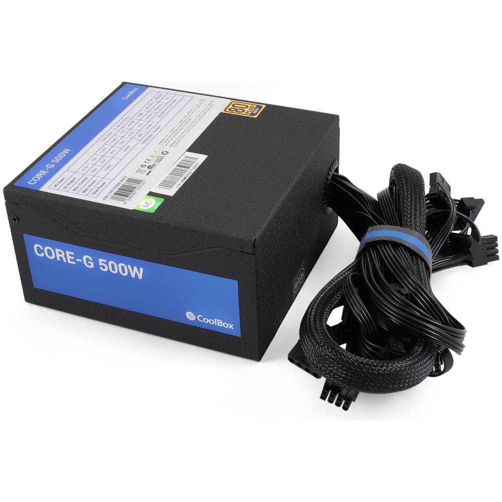 Alimentatore per Computer GM-500G 500 W 20+4 pin ATX ATX Nero - Foto 2