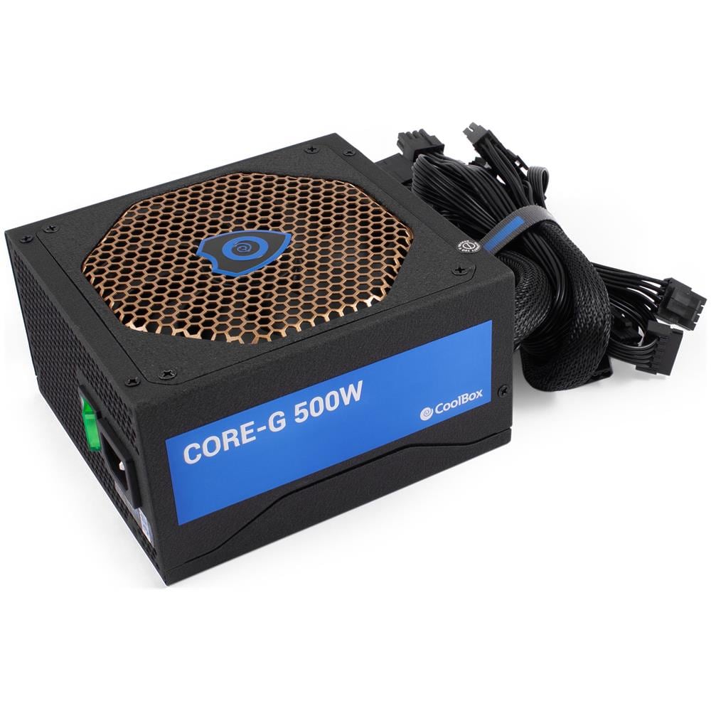 Alimentatore per Computer GM-500G 500 W 20+4 pin ATX ATX Nero - Foto 1