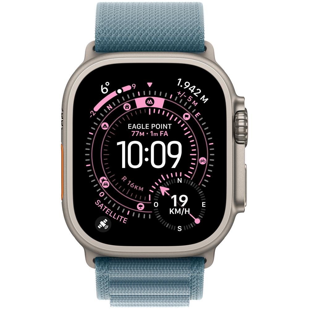 Watch Ultra 3 GPS + Cellular 49mm Cassa Titanio con Alpine Loop Blu Chiaro - Large - Foto 2