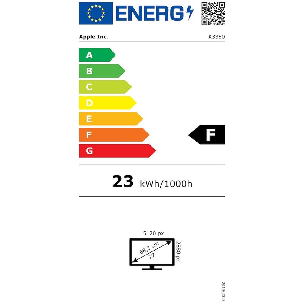 Monitor 27" LED IPS Studio Display Vetro Standard 5120 x 2880 Pixel 5K Ultra HD Frequenza di Aggiornamento 60 Hz - Foto 2