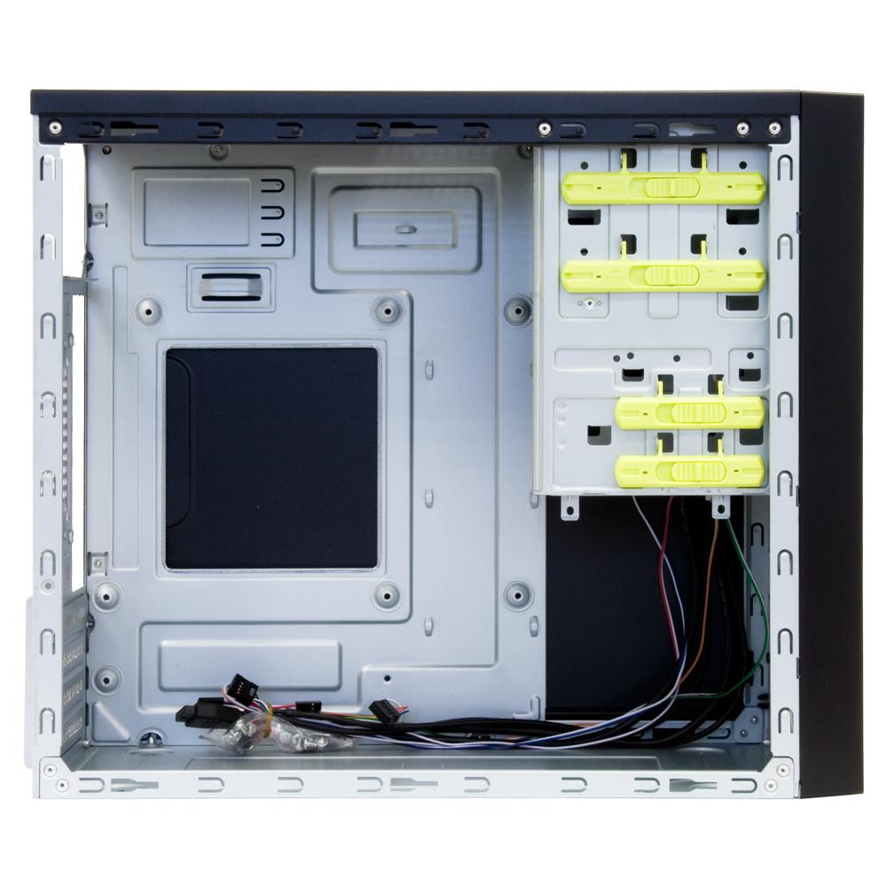 Elox Serie HT-01B Micro-ATX Gehäuse inkl. 350 Watt Netz - Foto 2