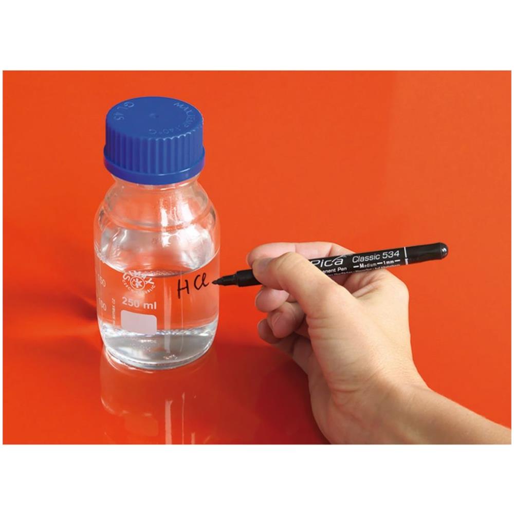 Pennarello Indelebile Classic Punta Tonda 1 Mm Nero - Foto 2