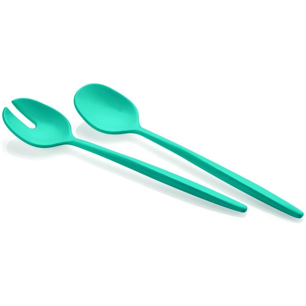 Set Posate Insalata My Fusion Acrilico Colore Azzurro - Foto 1