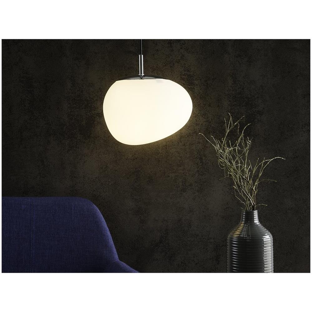Lampadario In Vetro Bianco Liffel - Foto 2