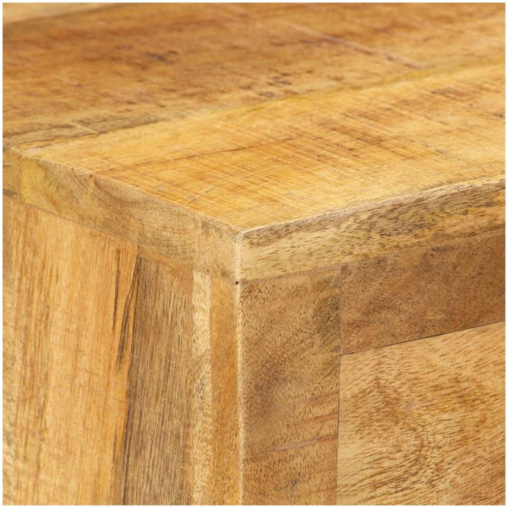 Scarpiera 86x35x55 Cm In Legno Massello Di Mango - Foto 2