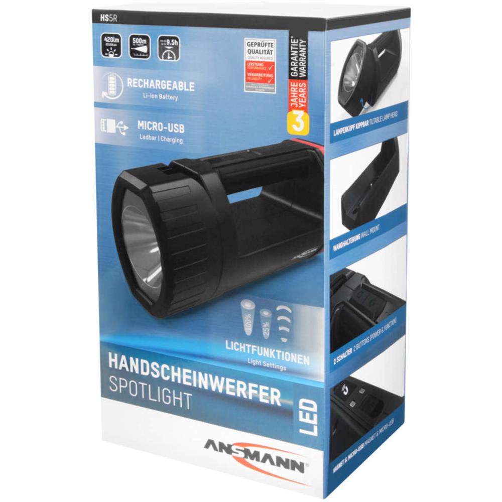 Ansmann HS5R LED-Profi-Handscheinwerfer - Foto 11