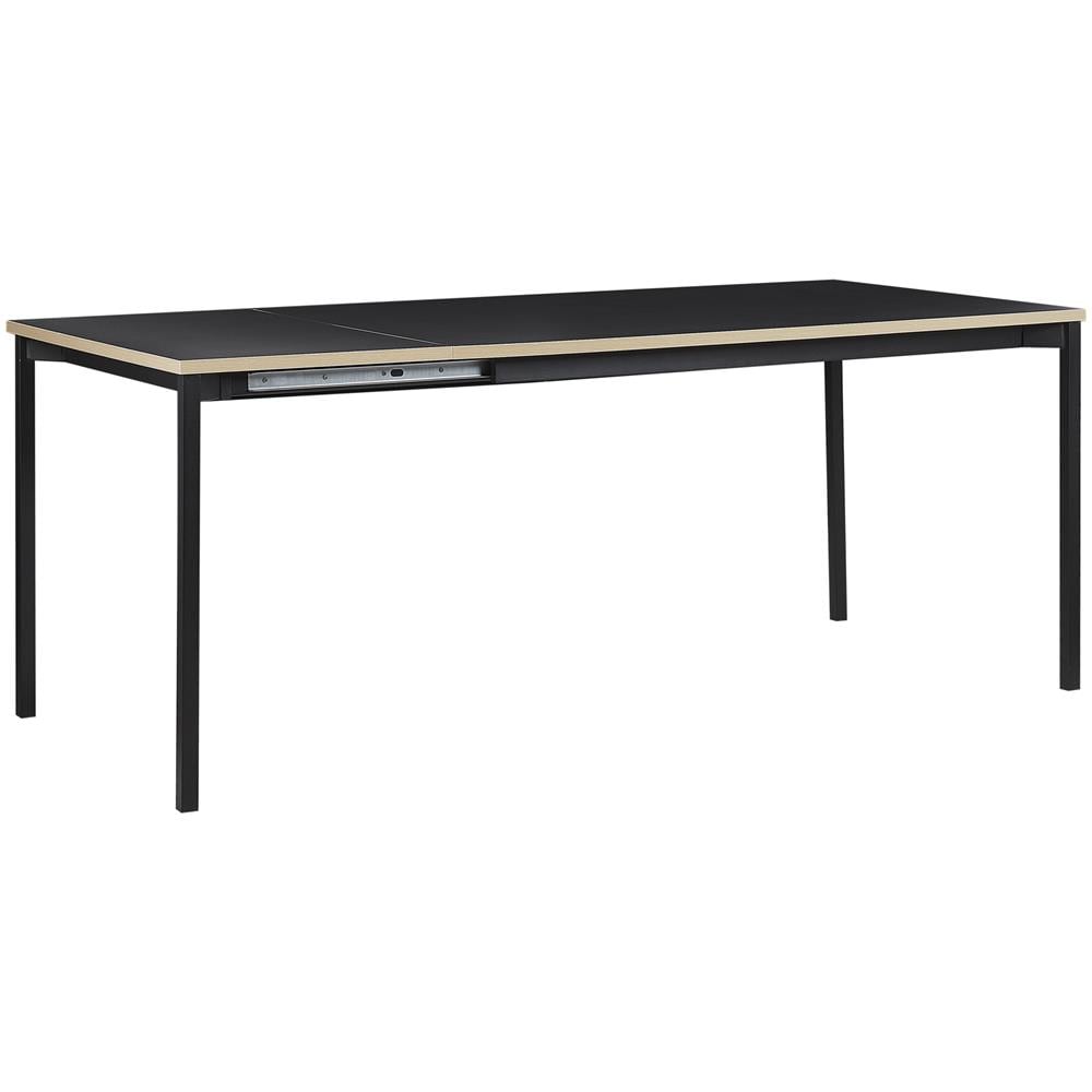 Tavolo Da Pranzo Allungabile 140/190 X 90 Cm Nero Avis - Foto 1