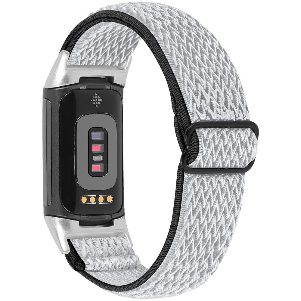 Bracciale Fitbit Charge 5 Nylon Grigio / Nero - Foto 1
