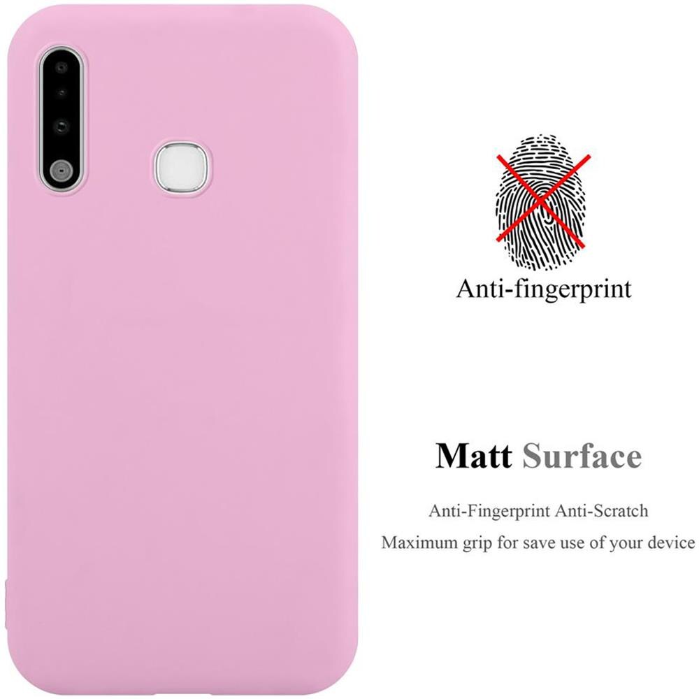 Custodia Compatibile Con Samsung Galaxy A70e In Candy Rosa - Coperchio Protettivo In Silicone Tpu Flessibile - Foto 2