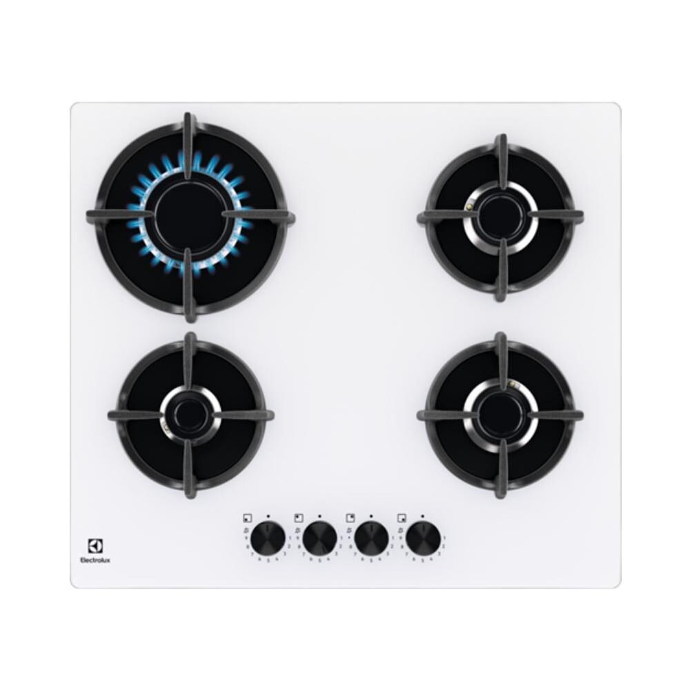 Egg64272w Piano Cottura Gas 60 Cm 4 Fuochi Bianco Vetro - Foto 2