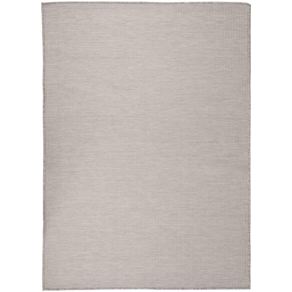 Tappeto Da Esterni A Tessitura Piatta 200x280 Cm Tortora - Foto 1