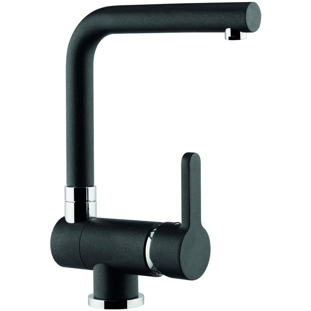 SXWINLBK Miscelatore Monocomando Sottofinestra Canna ad L AQUAWINDOW Line Nero - Foto 1