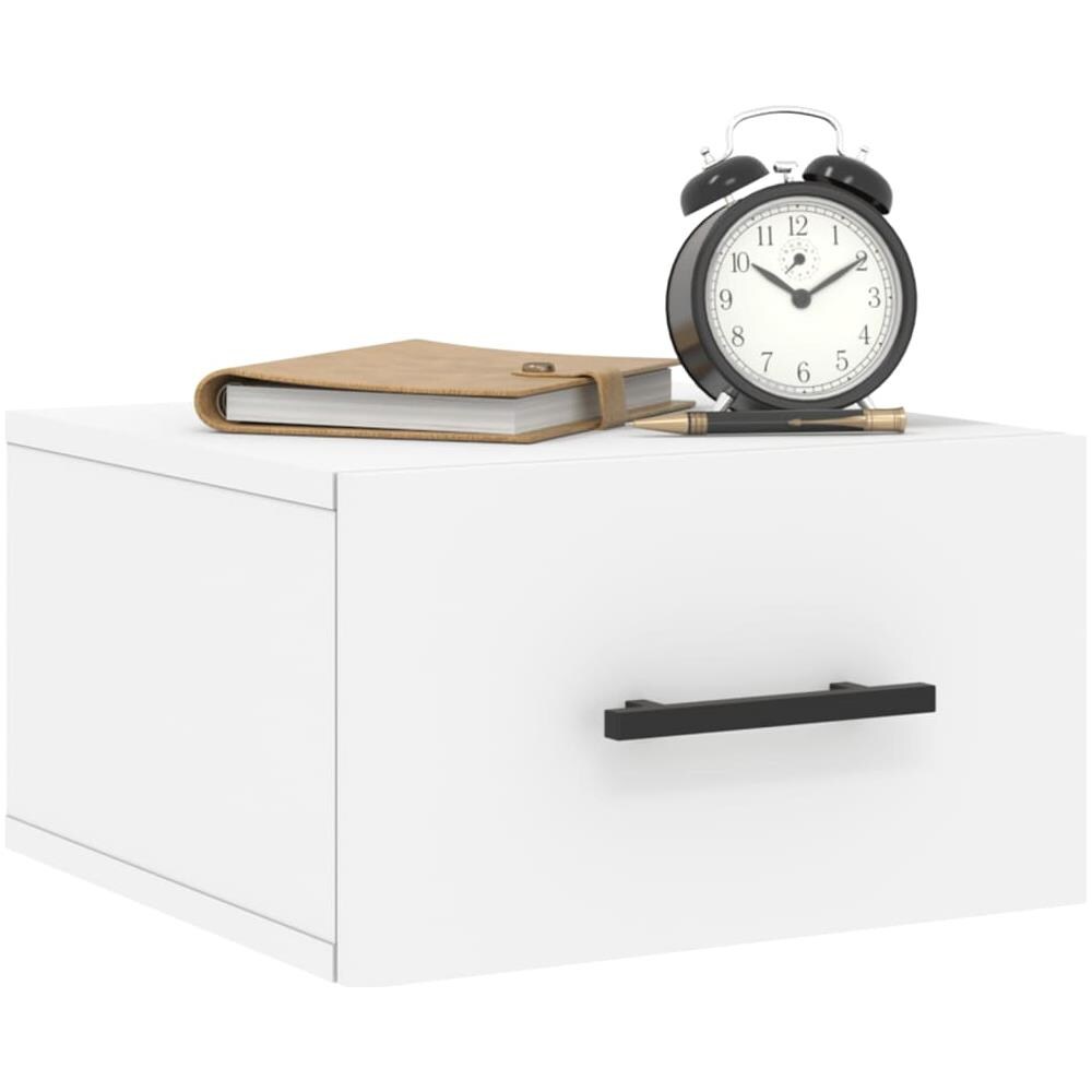 Comodini A Muro 2 Pz Bianchi 35x35x20 Cm - Foto 3