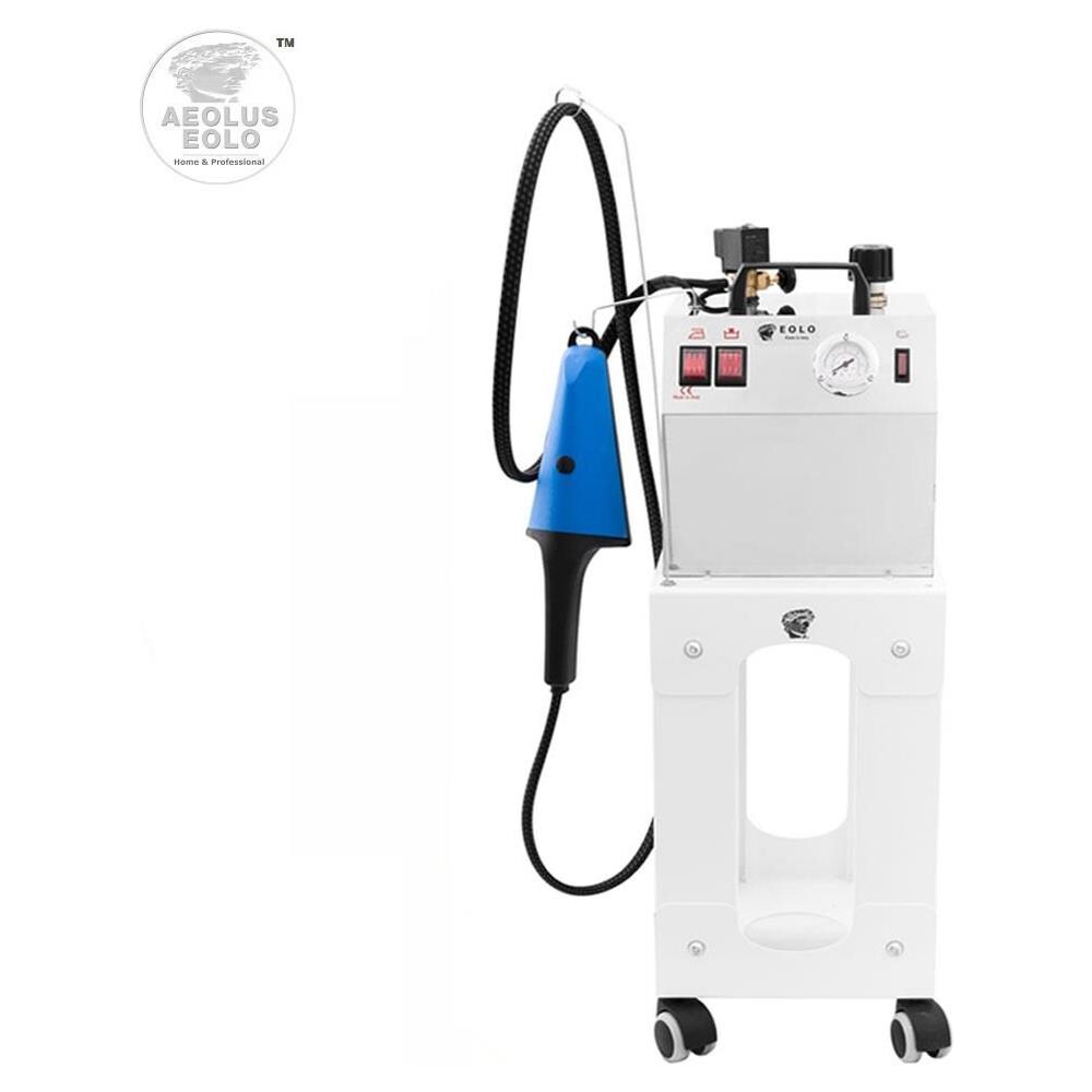 EOLO Spazzola Stirante AV03 V6 Professionale a Vapore Generatore di Vapore Stiro Verticale Orizzontale Caldaia in Rame a Risparmio Energetico Resistenza Anticalcare Acciaio Inox Garanzia 5 Anni - Foto 1