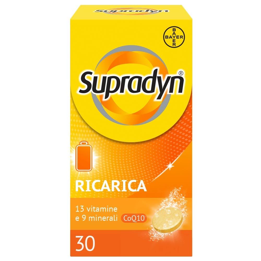 Supradyn Ricarica Integratore Multivitaminico Completo Vitamine e Minerali, 30 Compresse Effervescenti - Foto 1