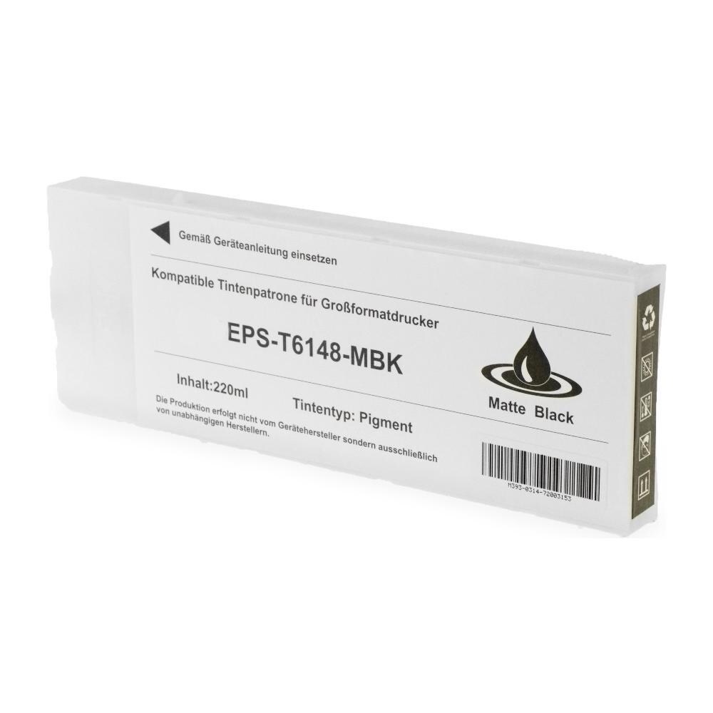 Cartuccia T6148 Matte Black Compatibile Per Epson Stylus Pro 4400 4450 C13t614800 Capacità 220ml Pigmentato -con Chip- - Foto 1