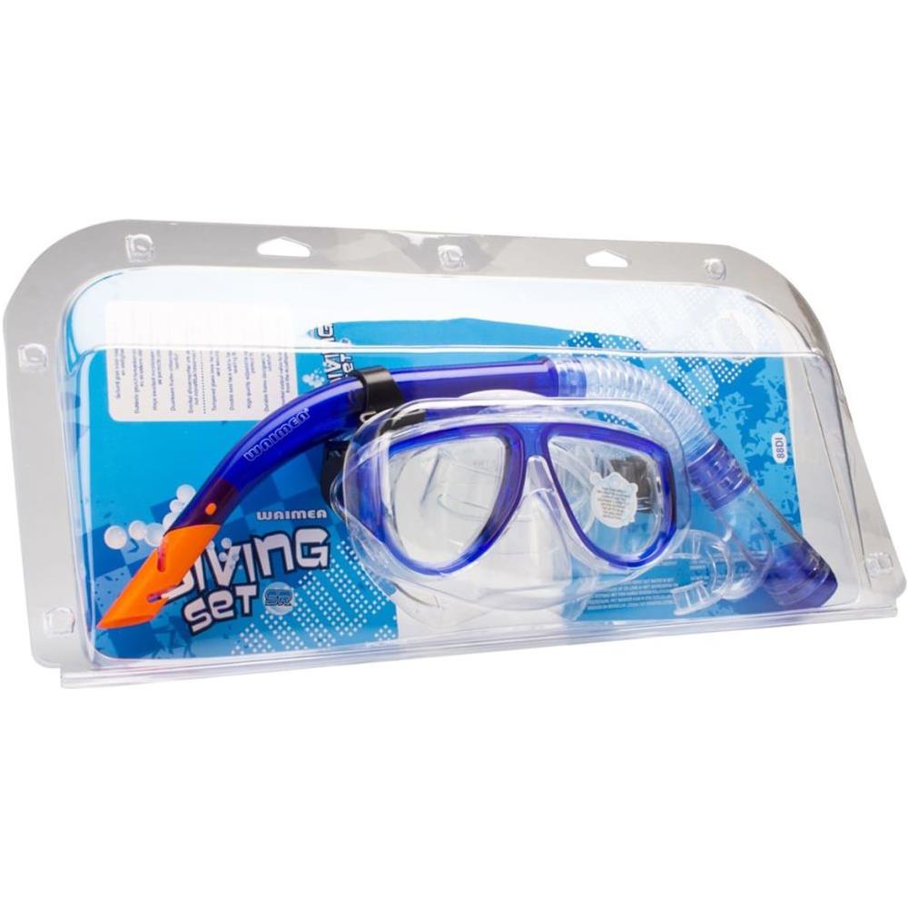 Senior Maschera Subacquea Con Boccaglio Blu Cobalto 88di - Foto 3