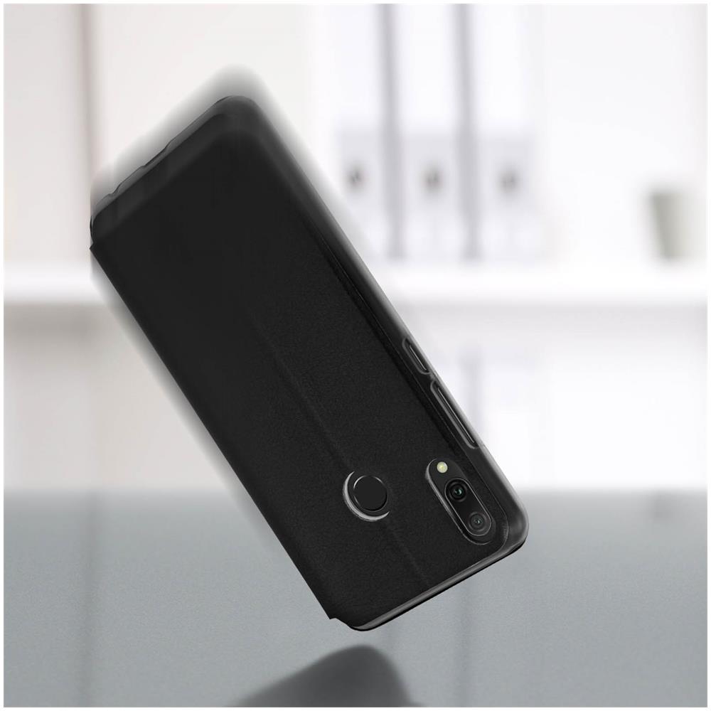 Custodia Huawei Y9 2019 Sportellino Finestra Sottile Nero - Foto 5