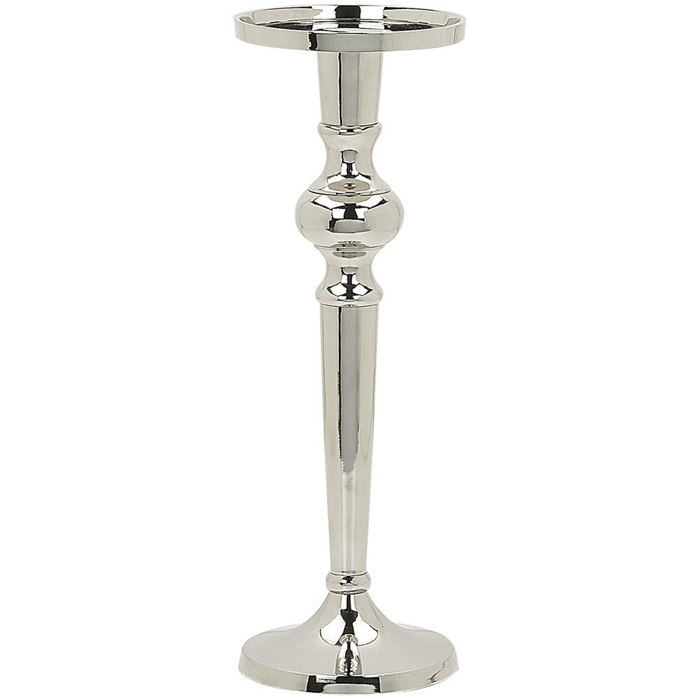 Candelabro Di Metallo Color Argento Sanafa - Foto 1
