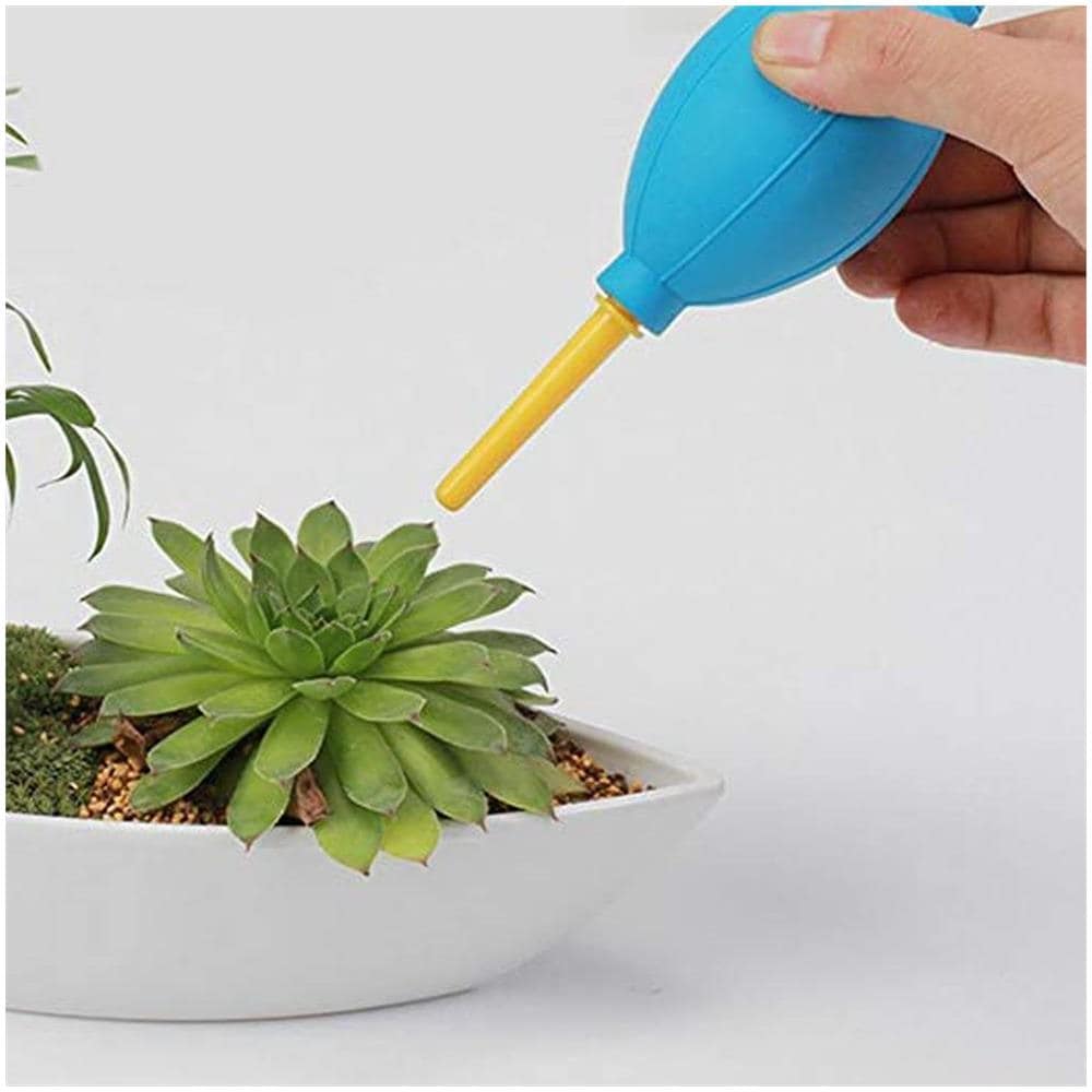 Set Di Strumenti Bonsai Giardinaggio (14pezzi), mini Attrezzi Da Giardino In Miniatura Fairy Garden Tools Kit Strumenti Per Bonsai Impianto Set Con Forbici, paletta, trapiantare Tool Annaffiatoio Etc. - Foto 7