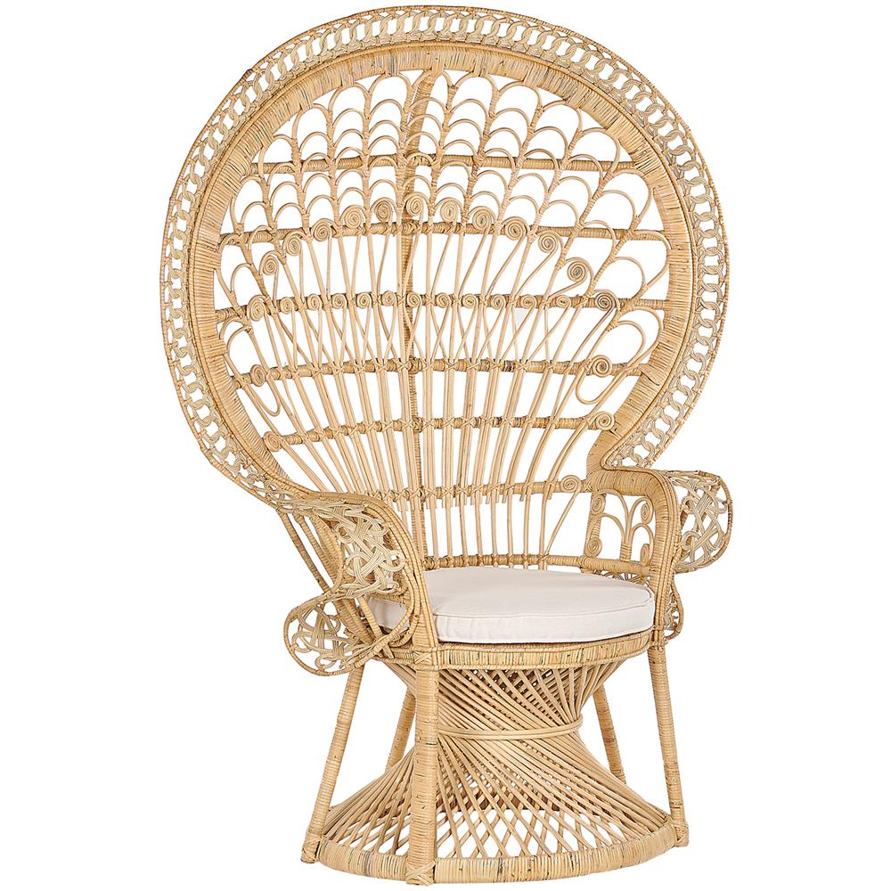 Poltrona In Rattan Beige Emmanuelle - Foto 1