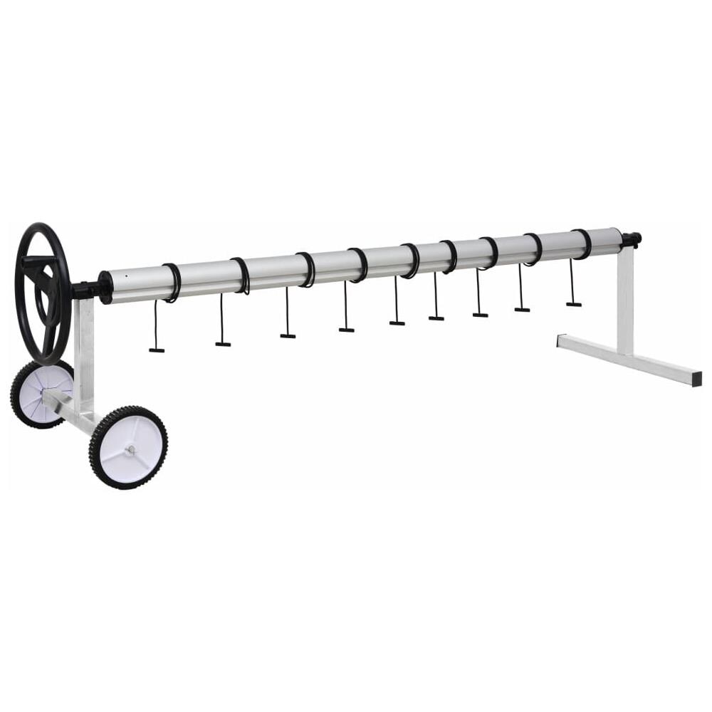 Rullo di Copertura per Piscina con Base in Acciaio Inox - Foto 3