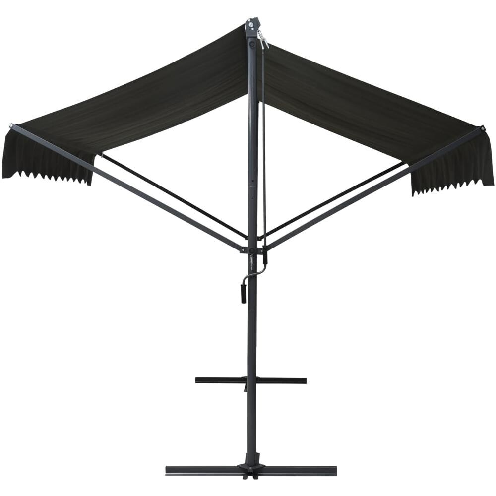 Tenda Parasole con Piedistallo 300x300 cm Antracite - Foto 2