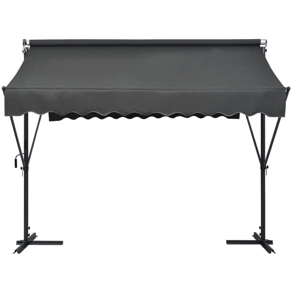 Tenda Parasole con Piedistallo 300x300 cm Antracite - Foto 3