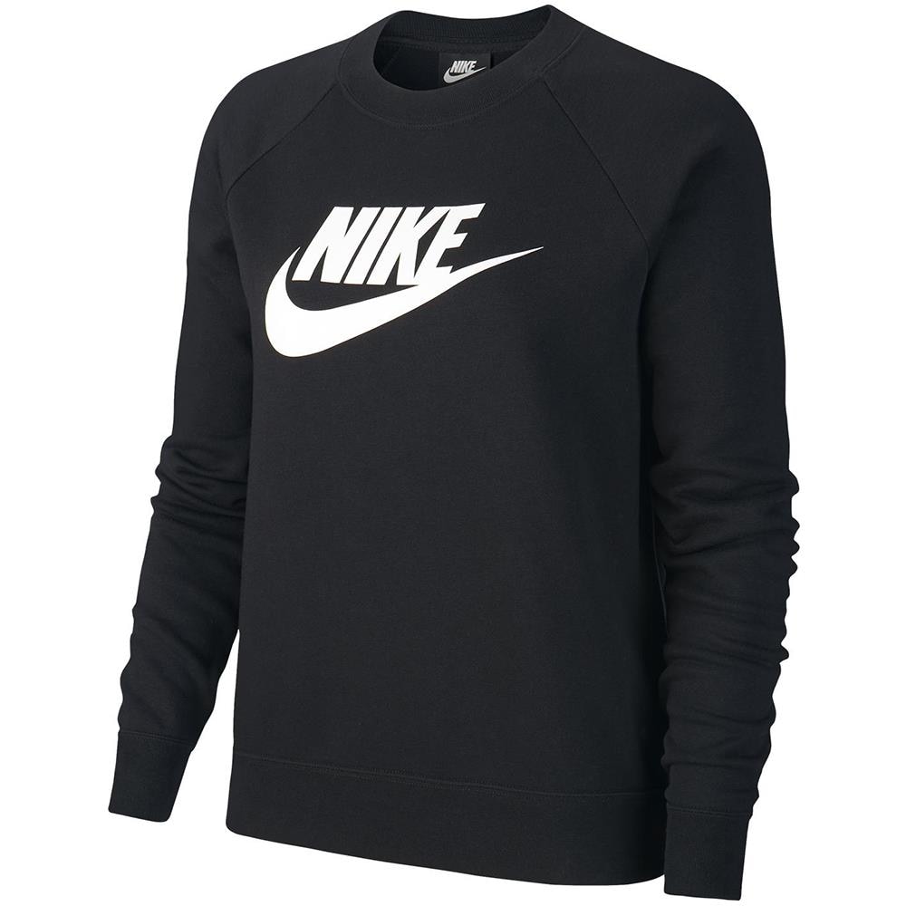 Felpa Donna Essential Crew Fleece Hbr Nera Taglia S Codice Bv4112-010 - Foto 5