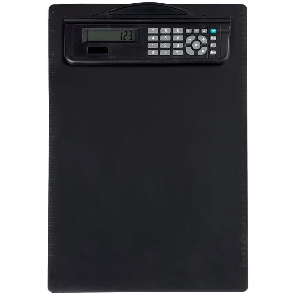 A4 Clipboard Calculator, tasca, Basic calculator, Nero, Plastica, Batteria / Solare, 230 x 28 x 340 mm - Foto 1