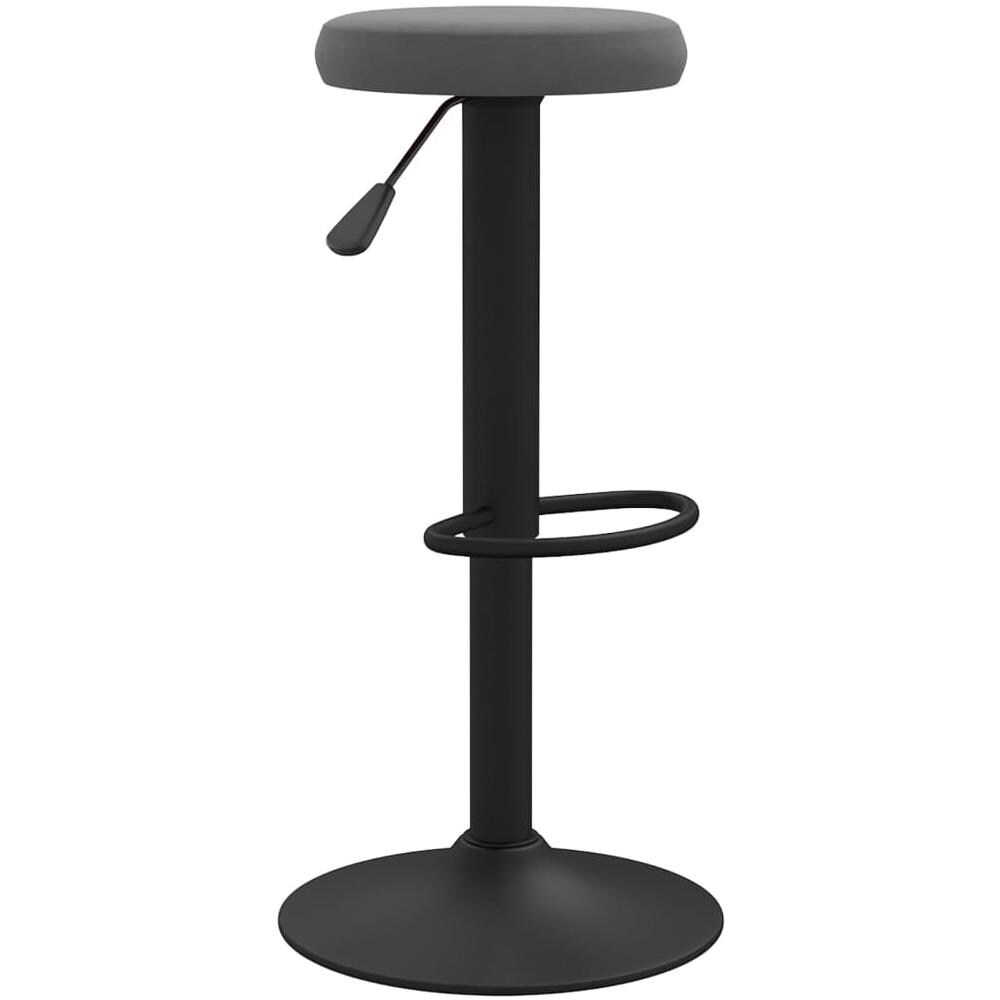 Sgabelli Da Bar 2 Pz Verde Scuro In Velluto - Foto 3