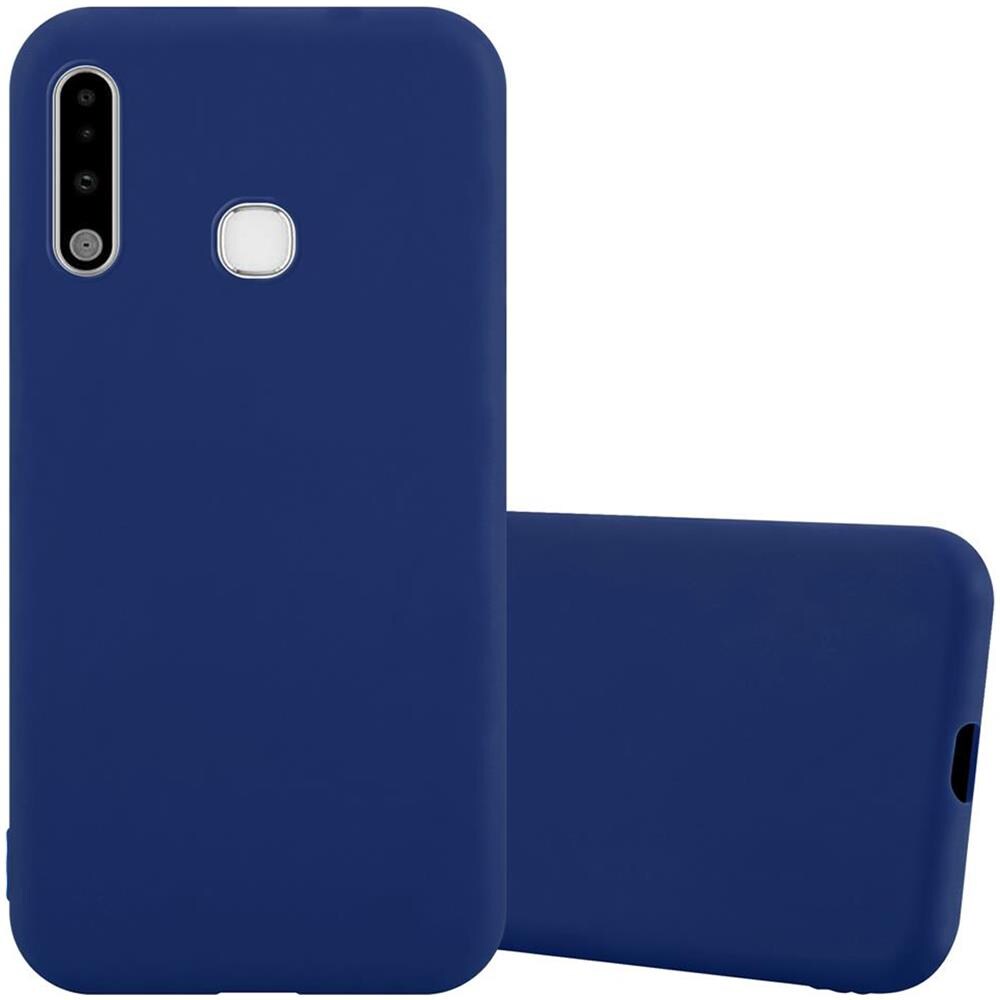 Custodia Compatibile Con Samsung Galaxy A70e In Candy Blu Scuro - Coperchio Protettivo In Silicone Tpu Flessibile - Foto 1