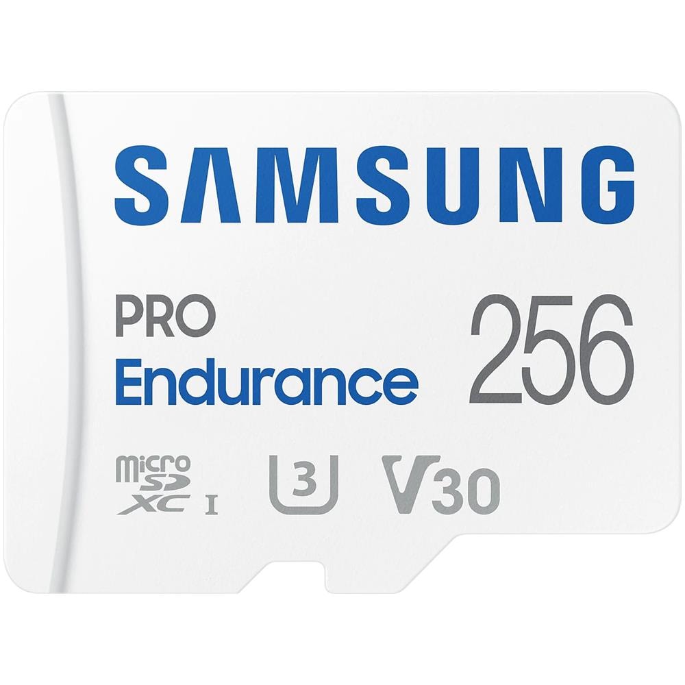 MicroSD PRO Endurance da 256 GB Velocità UHS-I di Classe V10  fino a 100 MB / s in lettura Adattatore SD  - Foto 1
