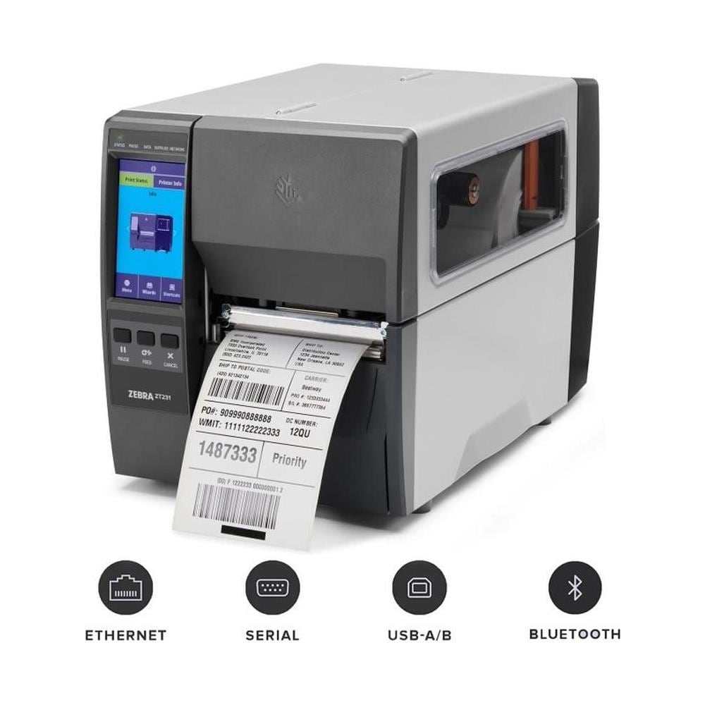 ZT231 Stampante Per Etichette (CD) Termica Diretta 203 x 203 DPI 305 mm /s Con Cavo e Senza Cavo Collegamento Ethernet LAN Bluetooth - Foto 2