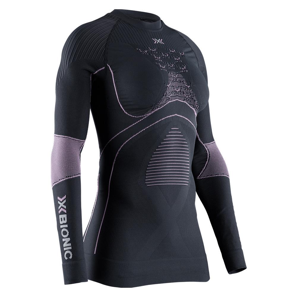 Maglia Energy Accum 4.0 Rneck Ls W Intimo Tecnico Donna - Charcoal-magnolia Xs - Foto 1