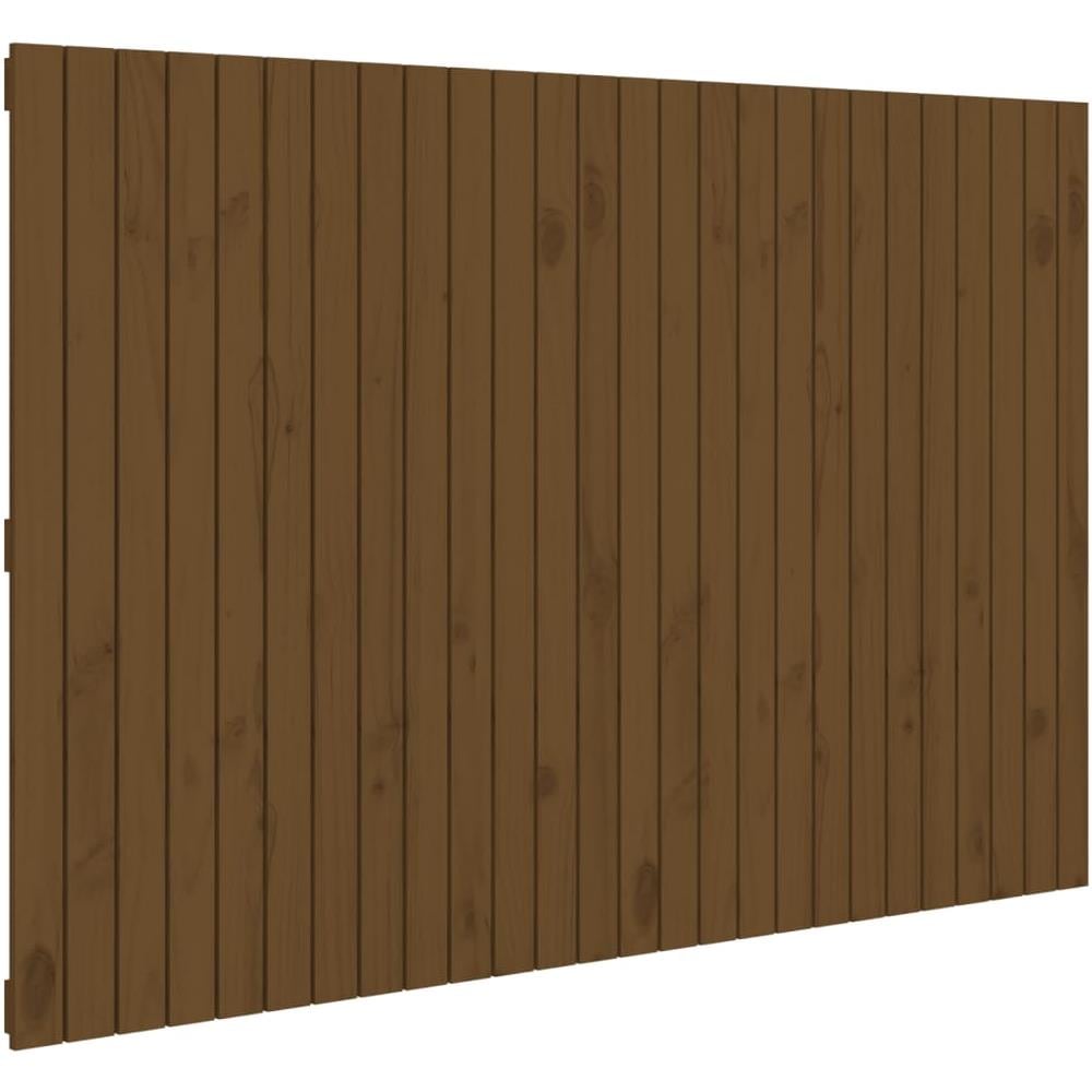 Testiera Da Parete Miele 166x3x110 Cm In Legno Massello Di Pino - Foto 2