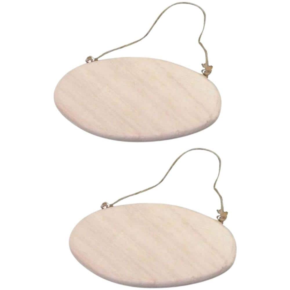 2 Placche Porta Ovali Con Cordino 14,5 Cm - Foto 1