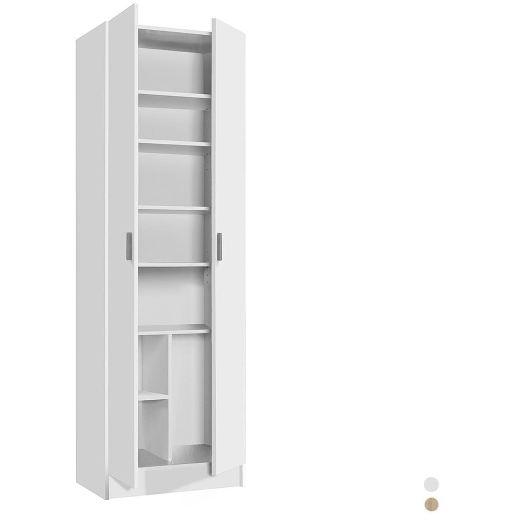 Armadio Multiuso A Più Ripiani Rovere - Foto 1