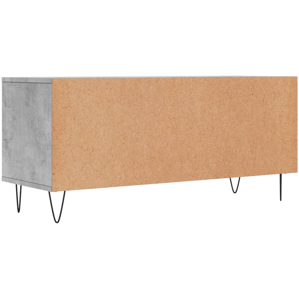 Mobile Per Tv Grigio Cemento 100x34,5x44,5 Cm Legno Multistrato - Foto 8