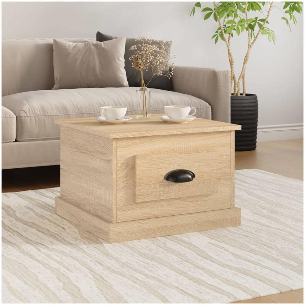 Tavolino Da Salotto Rovere Sonoma 50x50x35 Cm Legno Multistrato - Foto 1
