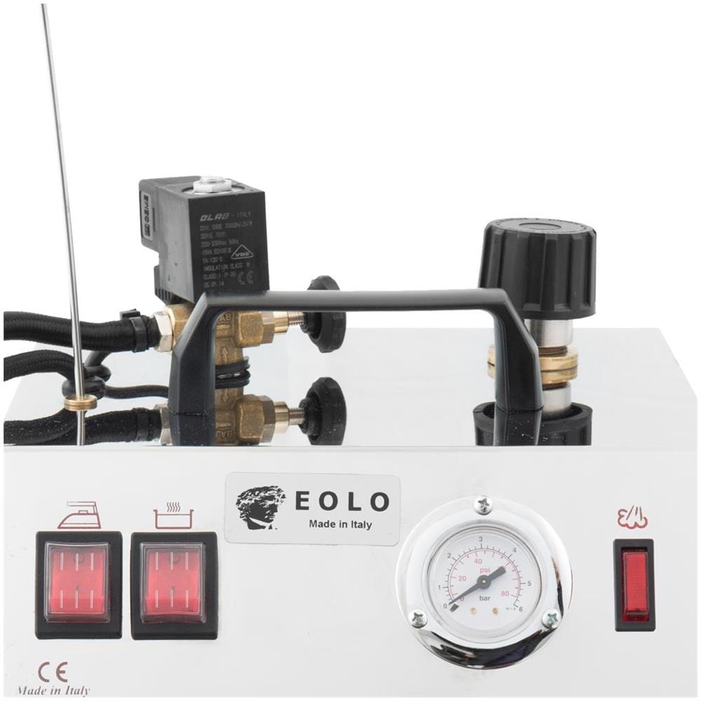 EOLO Ferro da Stiro AV03 DUAL V6 Professionale con Paravapore e Spazzola Vapore Generatore di Vapore Stiro Verticale e Orizzontale Caldaia in Rame Risparmio Energetico Garanzia 5 Anni - Foto 6